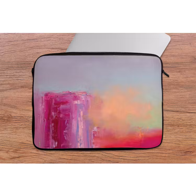 Laptophoes - Abstract - Kleuren - Modern - Roze — 2
