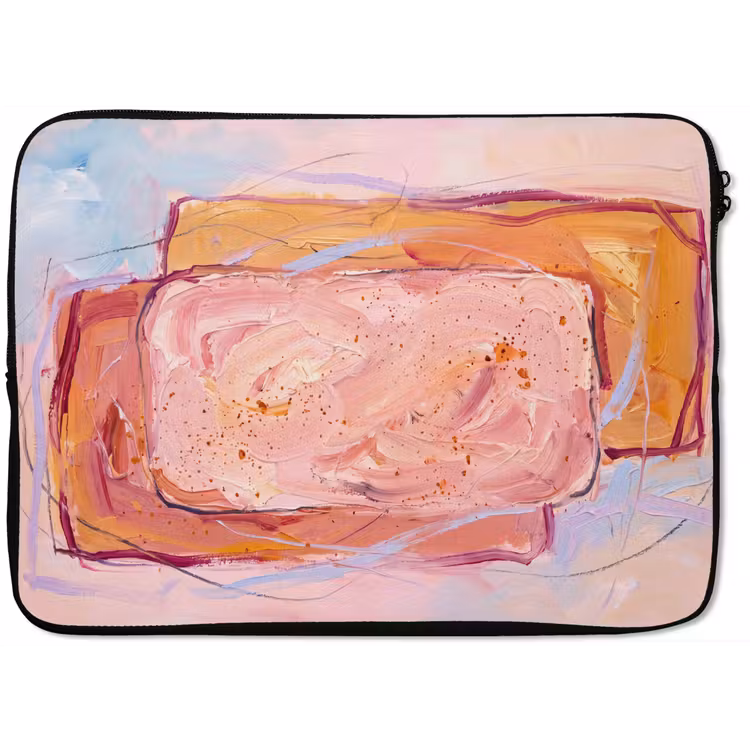 Laptophoes - Abstract - Vormen - Modern - Roze — 1