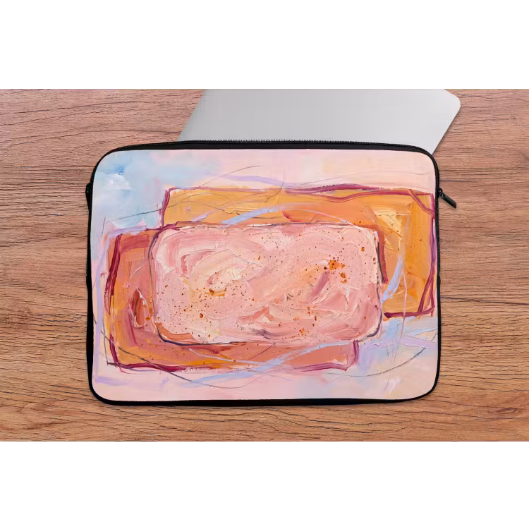 Laptophoes - Abstract - Vormen - Modern - Roze — 2