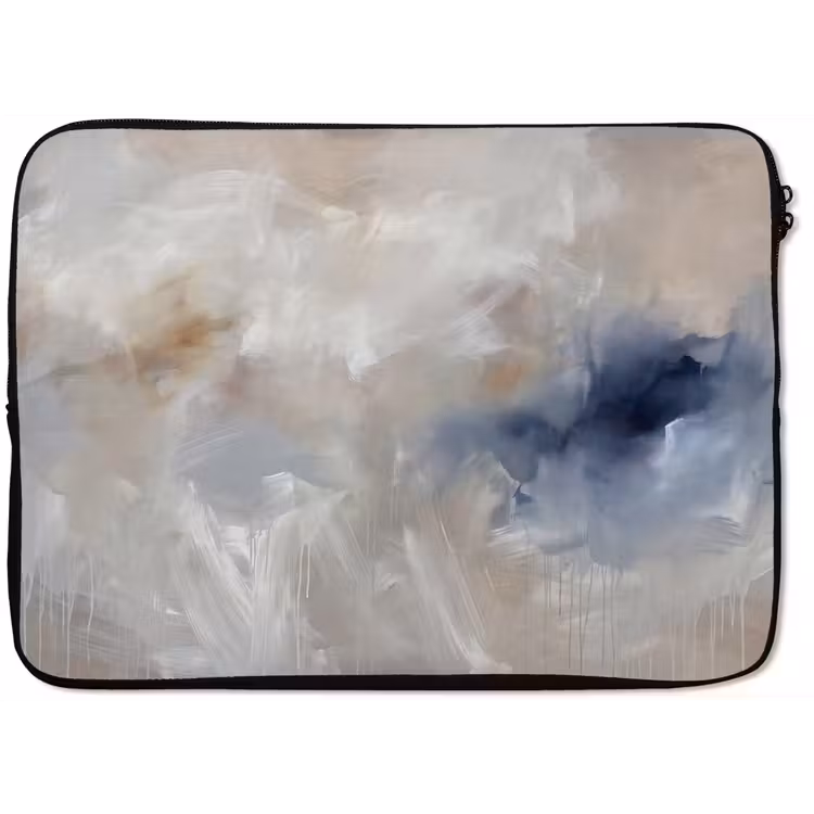 Laptophoes - Abstract - Wolken - Sfeer - Modern - Beige — 1