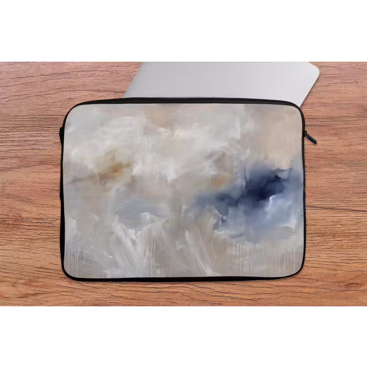 Laptophoes - Abstract - Wolken - Sfeer - Modern - Beige — 2