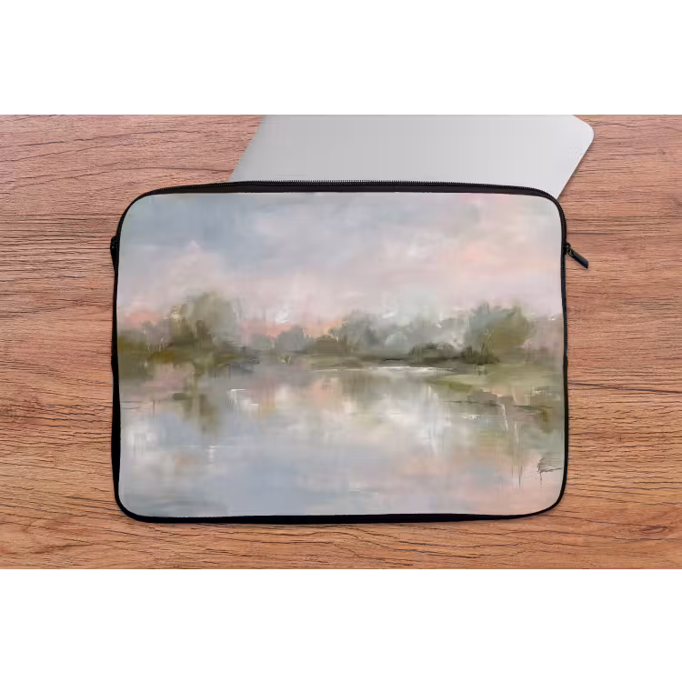 Laptophoes - Natuur - Landschap - Abstract - Water - Groen — 2
