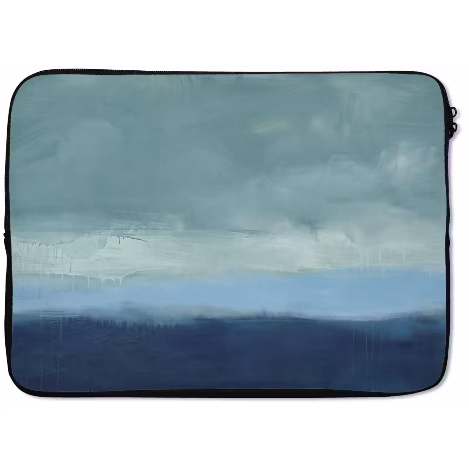 Laptophoes - Abstract - Lagen - Rust - Modern - Blauw — 1
