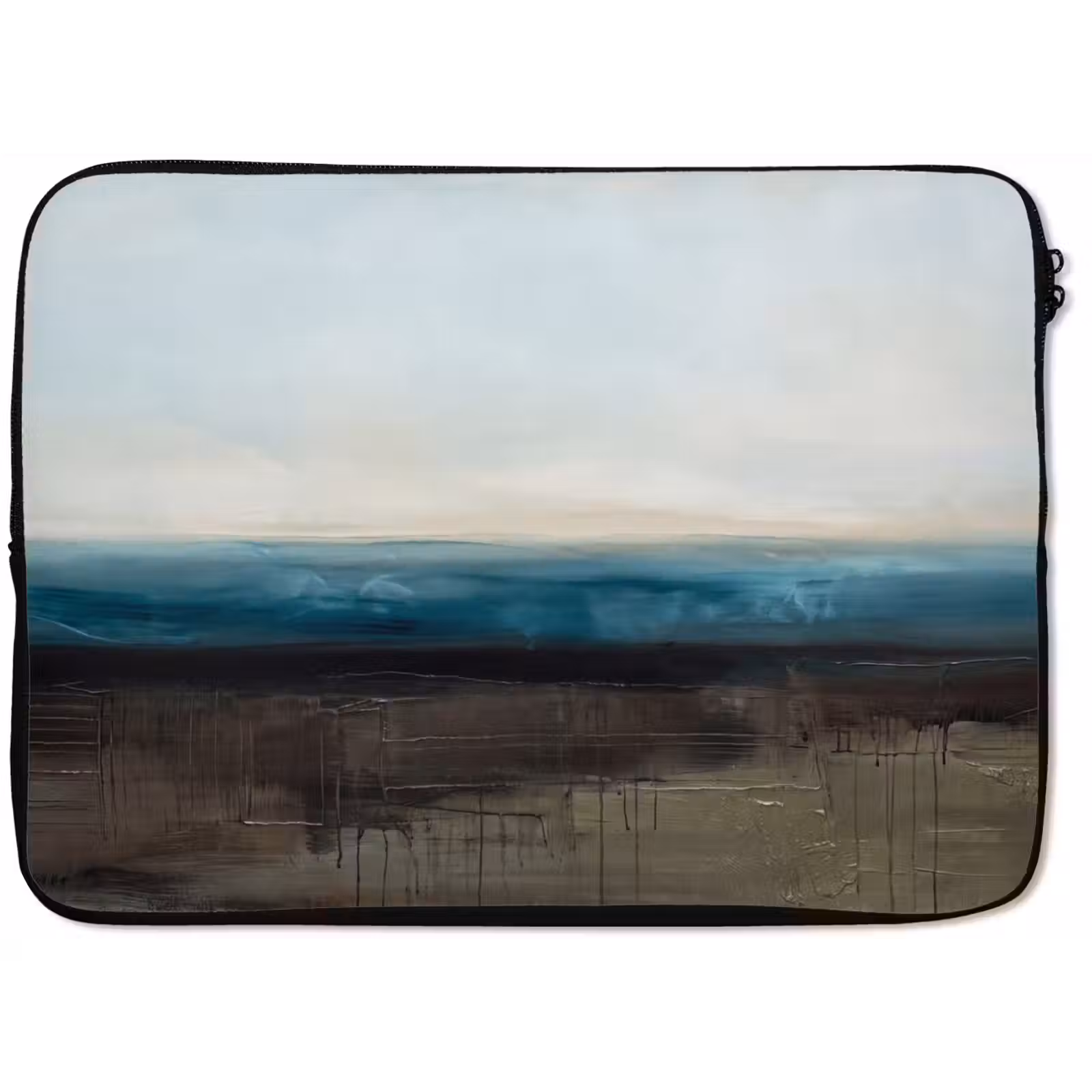 Laptophoes - Abstract - Landschap - Horizon - Blauw - Modern — 1