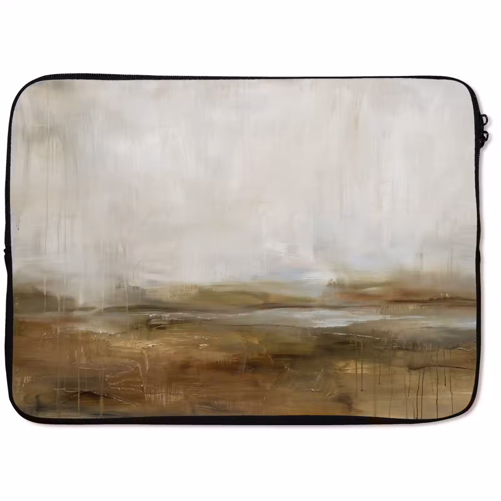Laptophoes - Abstract - Landschap - Natuur - Beige - Bruin — 1