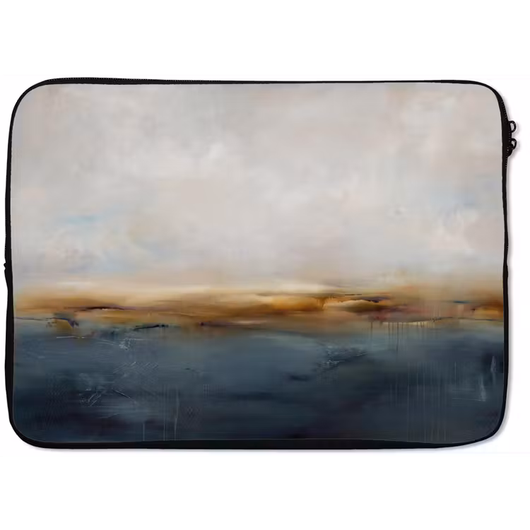 Laptophoes - Abstract - Horizon - Water - Modern - Beige — 1