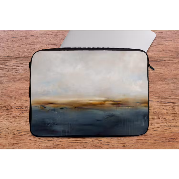 Laptophoes - Abstract - Horizon - Water - Modern - Beige — 2