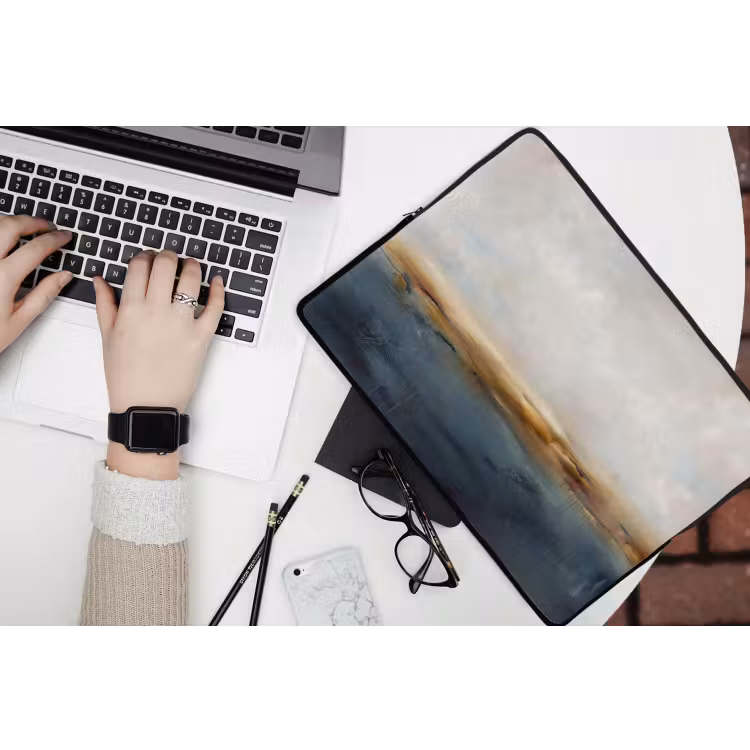 Laptophoes - Abstract - Horizon - Water - Modern - Beige — 3