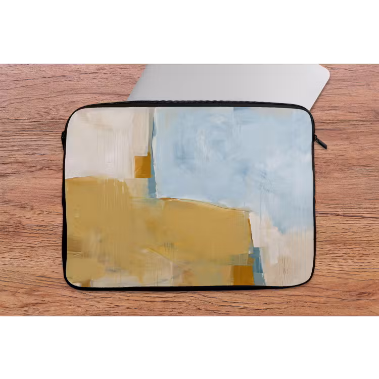 Laptophoes - Abstract - Kleuren - Kunst - Modern - Blauw — 2
