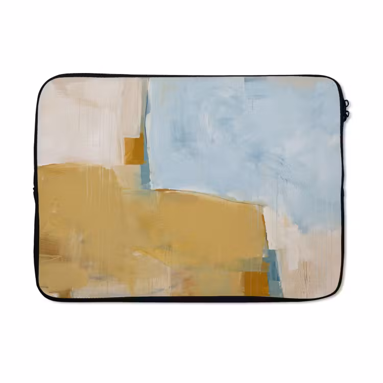 Laptophoes - Abstract - Kleuren - Kunst - Modern - Blauw — 5