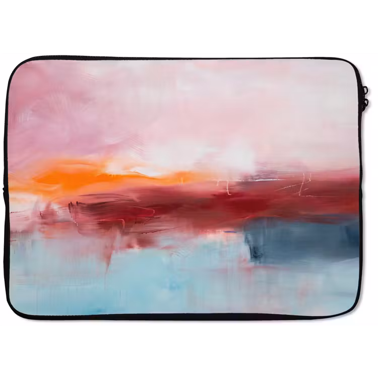 Laptophoes - Abstract - Kleuren - Modern - Kunst - Roze — 1