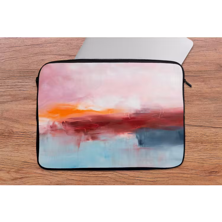 Laptophoes - Abstract - Kleuren - Modern - Kunst - Roze — 2
