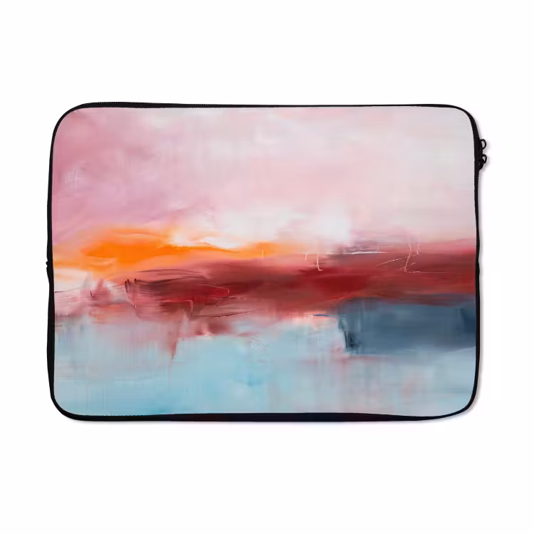 Laptophoes - Abstract - Kleuren - Modern - Kunst - Roze — 5