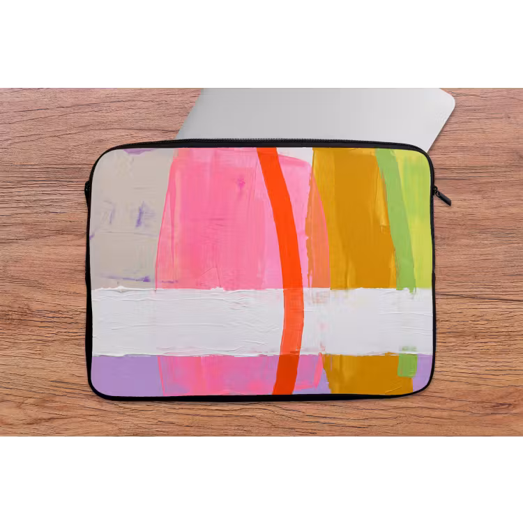Laptophoes - Abstract - Kleurrijk - Vormen - Modern - Kunst — 2