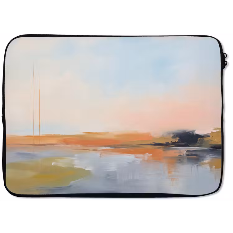 Laptophoes - Abstract - Landschap - Horizon - Modern - Kleurrijk — 1