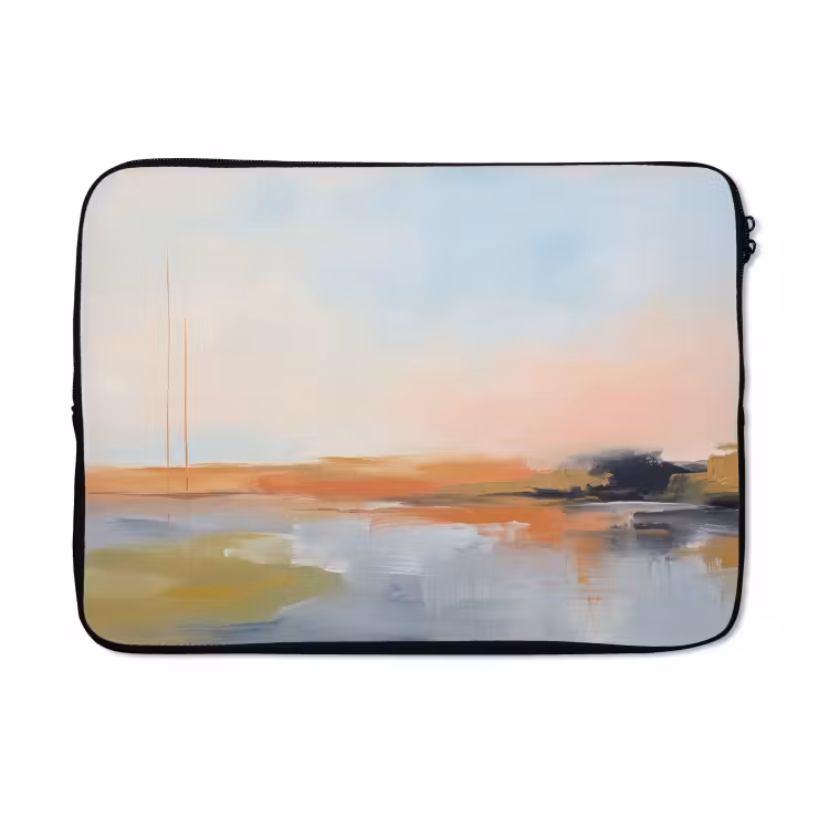 Laptophoes - Abstract - Landschap - Horizon - Modern - Kleurrijk — 5