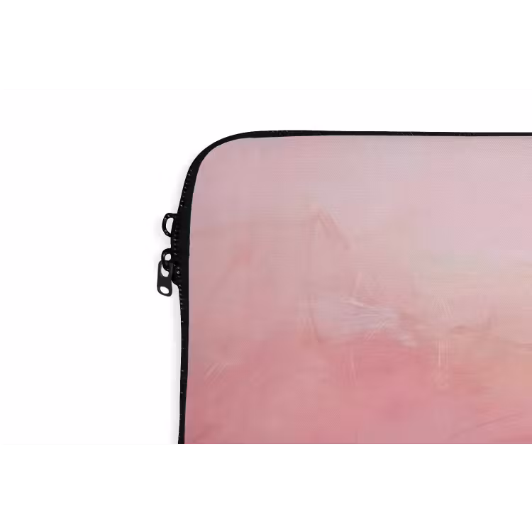 Laptophoes - Abstract - Landschap - Modern - Roze - Oranje — 6