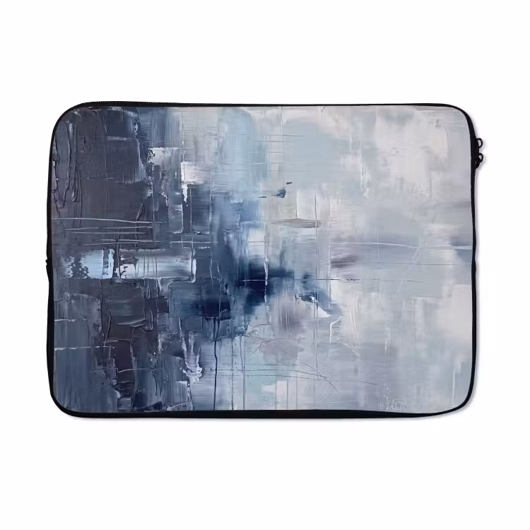 Laptophoes - Abstract - Textuur - Kunst - Modern - Blauw — 5