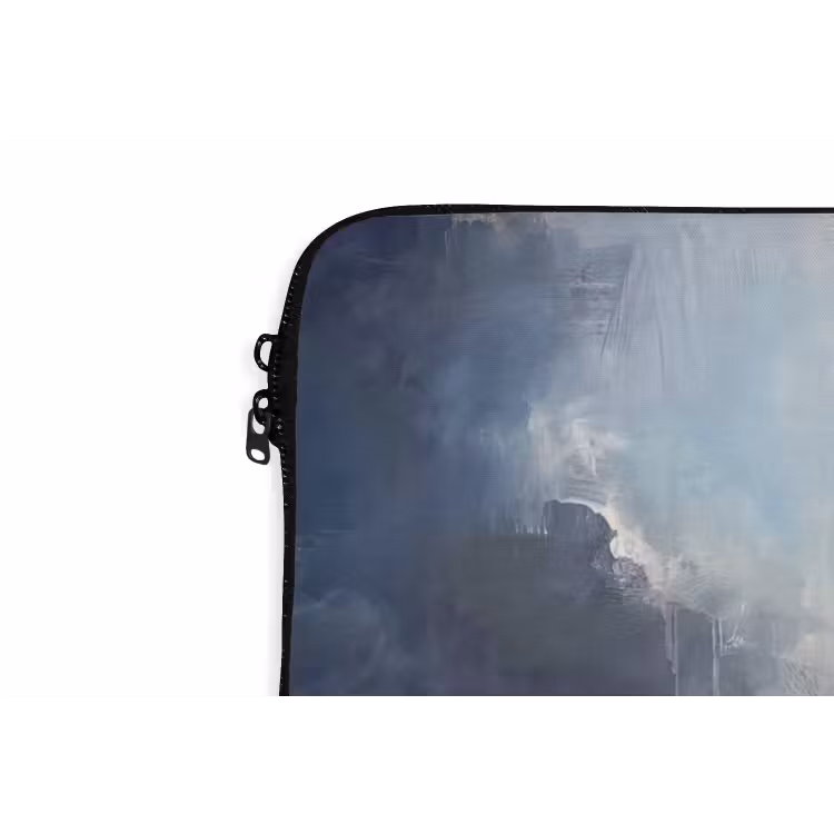Laptophoes - Abstract - Wolken - Modern - Blauw - Kunst — 6