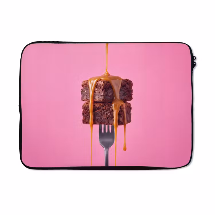 Laptophoes - Brownie - Karamel - Eten — 5