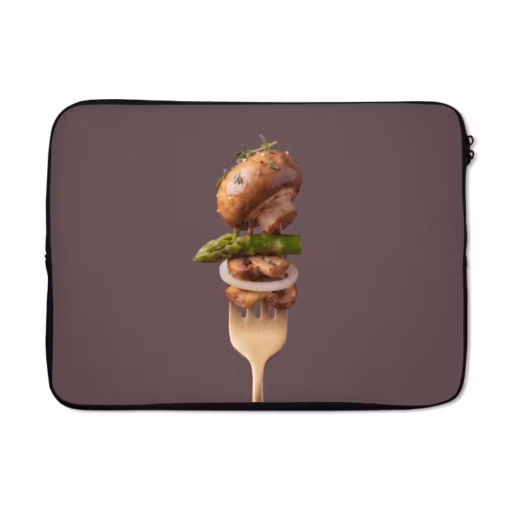 Laptophoes - Eten - Gestapeld - Vork — 5