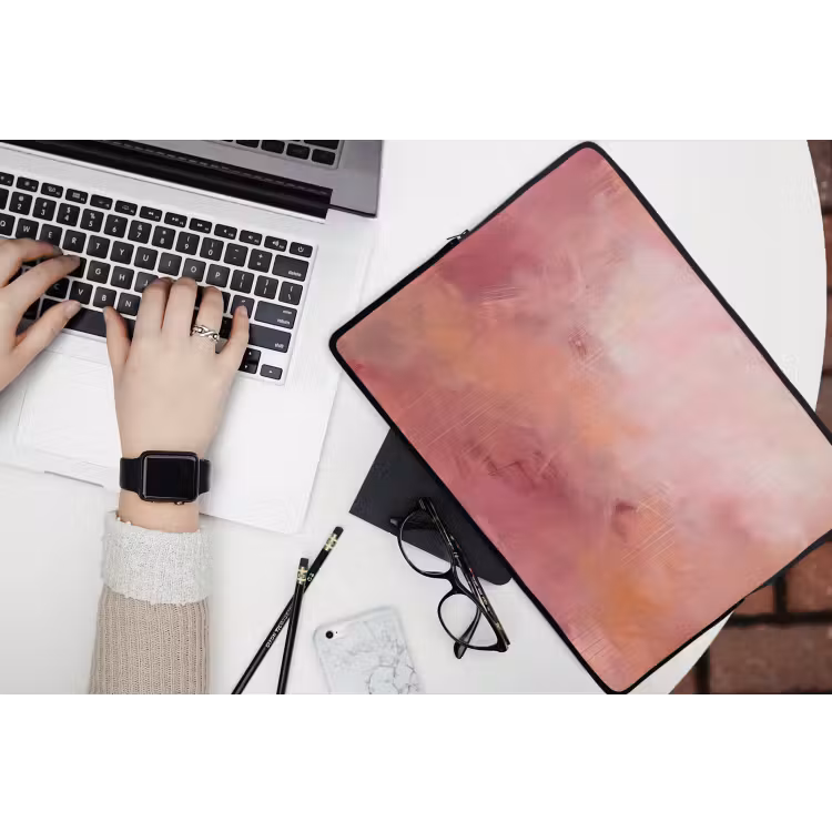 Laptophoes - Kunst - Vloeiend - Pastel - Abstract — 3