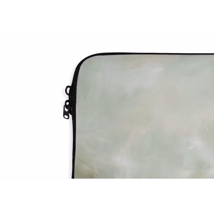 Laptophoes - Abstract - Groen - Beige - Modern - Kunst — 6