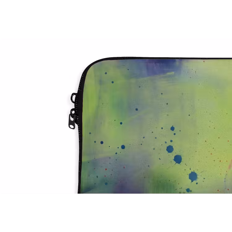 Laptophoes - Abstract - Kleuren - Modern - Groen - Roze — 6