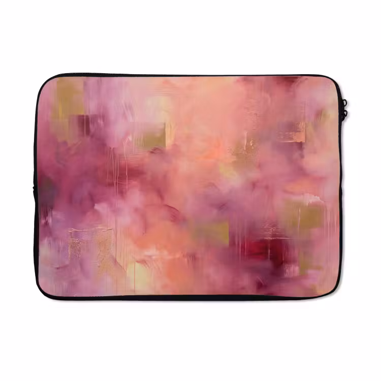 Laptophoes - Abstract - Kleuren - Modern - Roze - Paars — 5