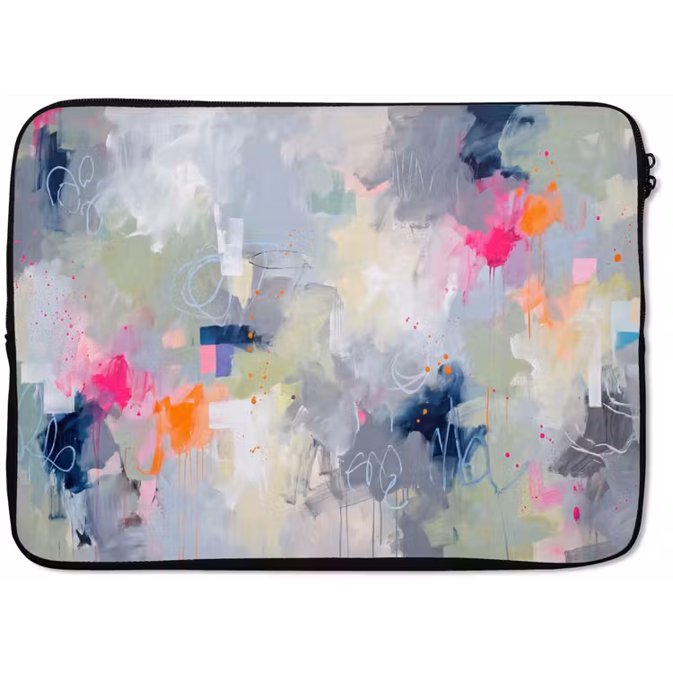 Laptophoes - Abstract - Kleurrijk - Modern - Kunst — 1
