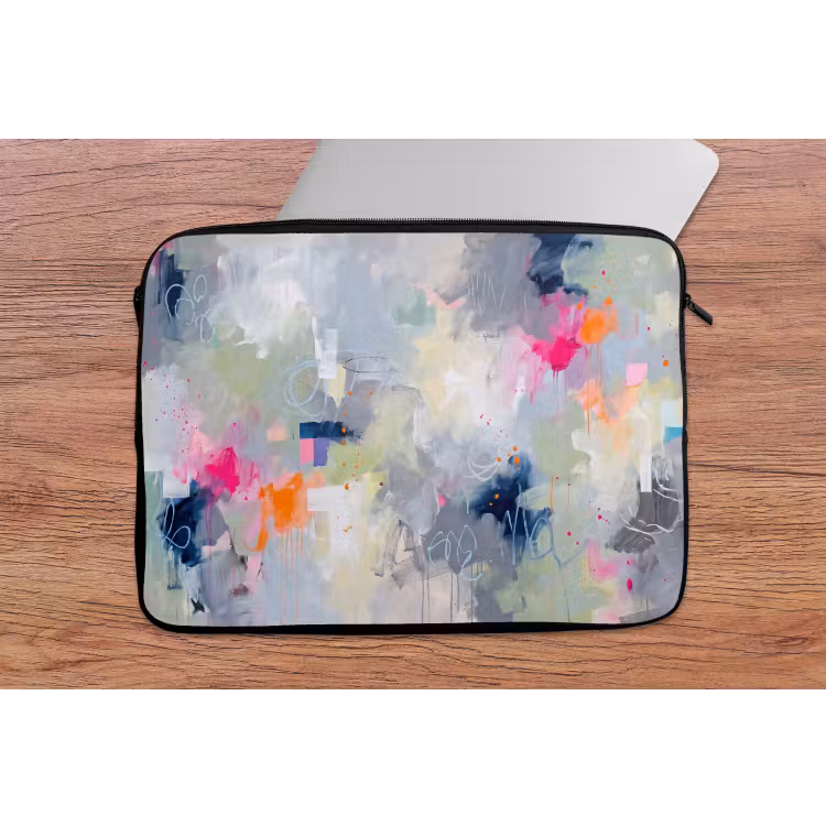 Laptophoes - Abstract - Kleurrijk - Modern - Kunst — 2