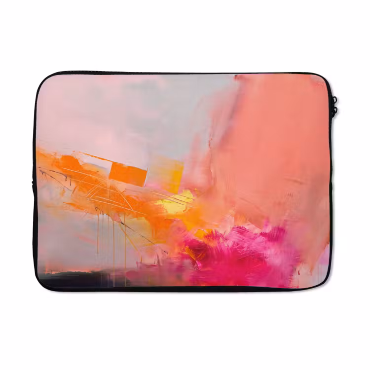 Laptophoes - Abstract - Kleurrijk - Modern - Roze — 5