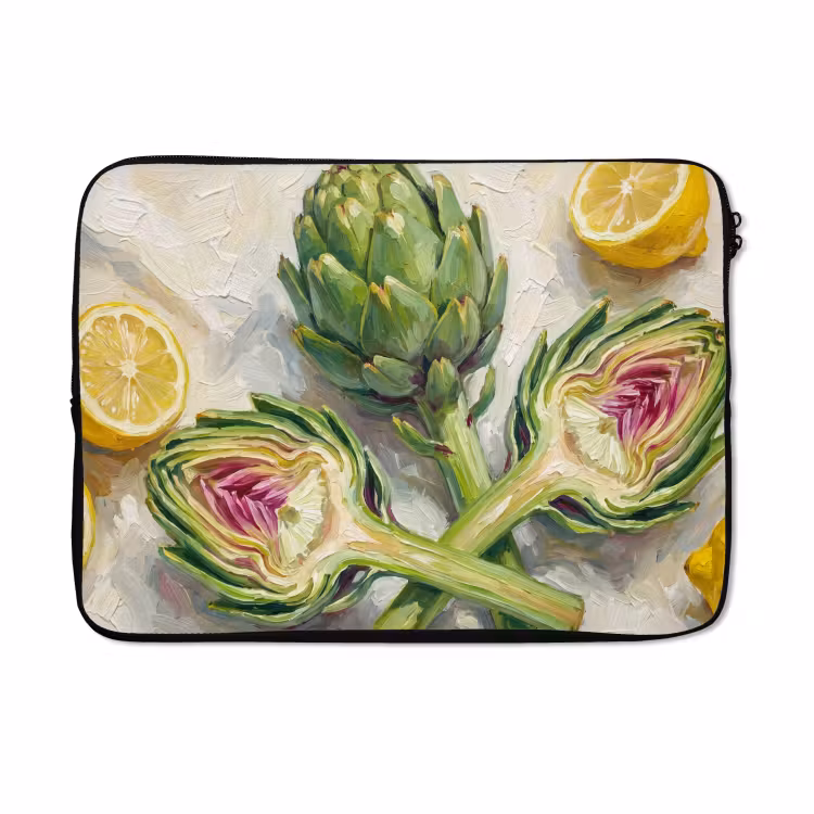 Laptophoes - Artisjok - Citroen - Eten — 5