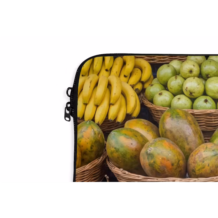 Laptophoes - Fruit - Markt - Kleurrijk — 6