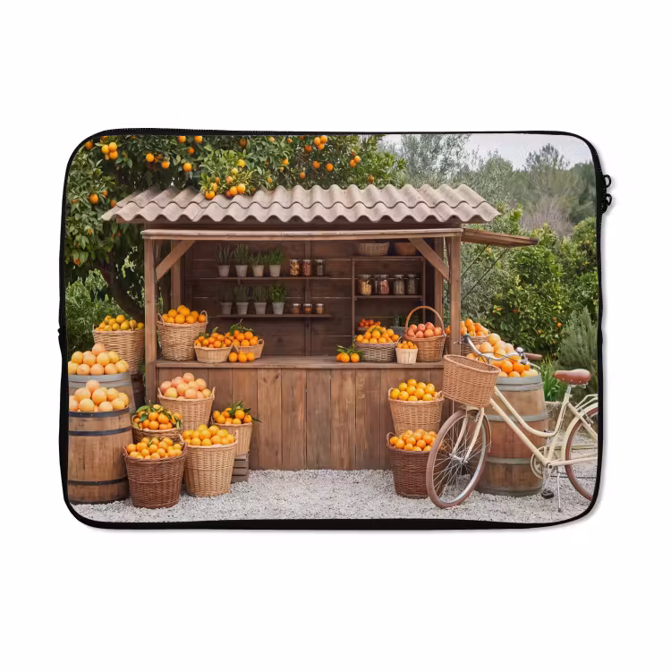 Laptophoes - Fruit - Markt - Landelijk — 5