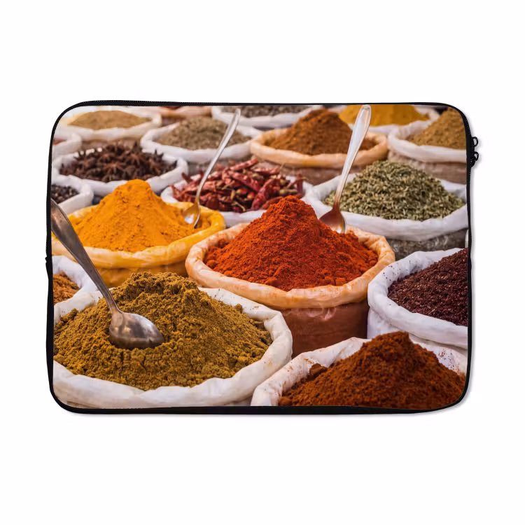 Laptophoes - Kruiden - Markt - Eten — 5