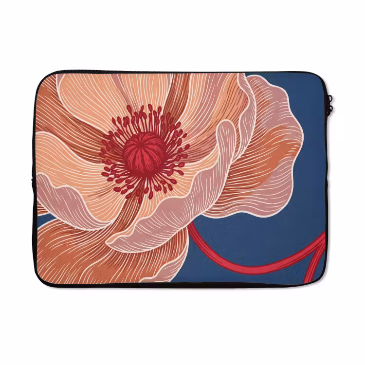 Laptophoes - Bloemen - Modern - Abstract — 5