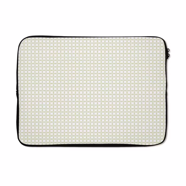 Laptophoes - Saliegroen - Geometrisch - Cirkels - Patroon — 5