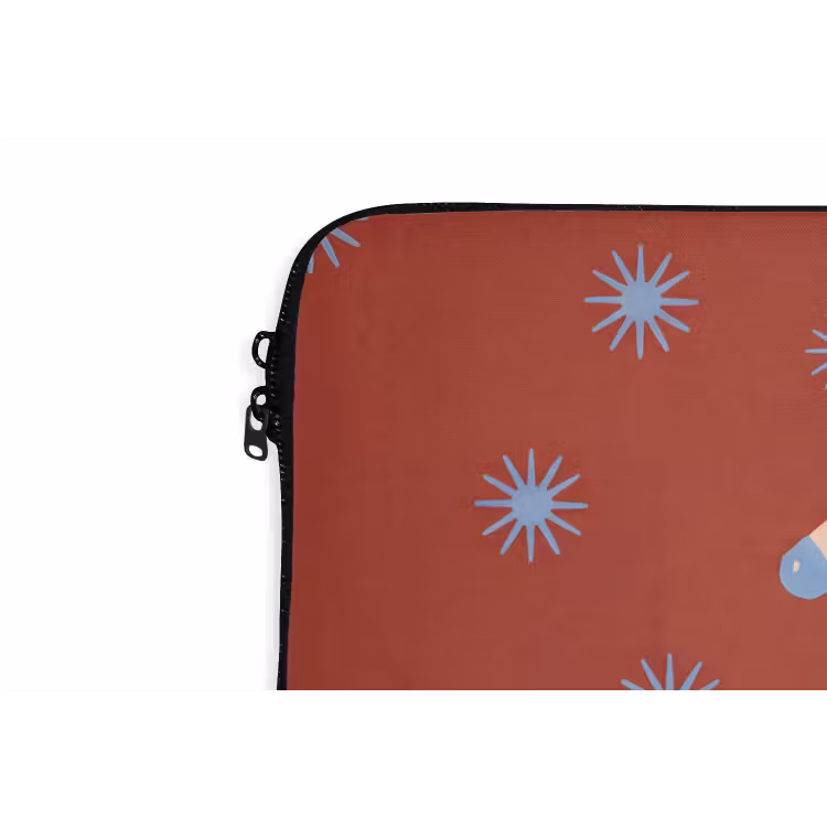Laptophoes - Dieren - Sterren - Maan - Abstract - Rood — 6