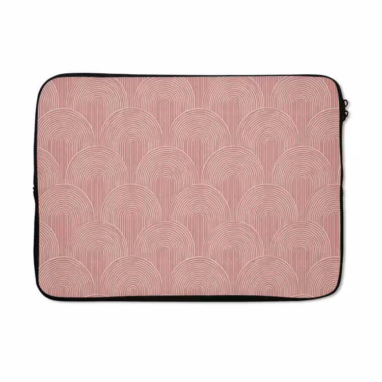 Laptophoes - Oudroze - Bogen - Deco - Lijnen — 5