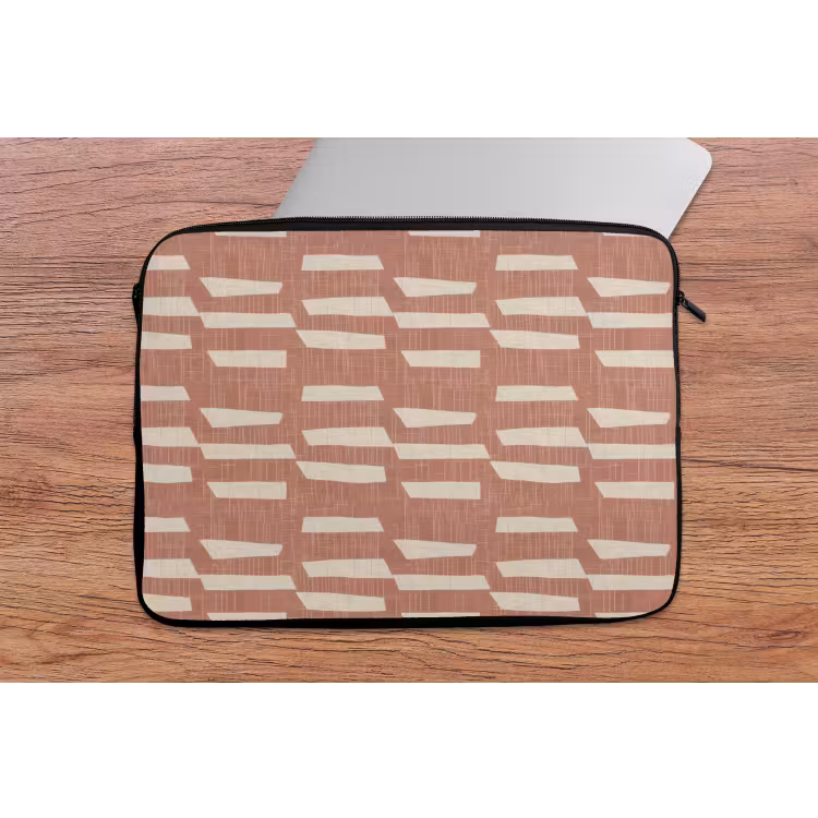 Laptophoes - Terracotta - Abstract - Textuur - Patroon — 2