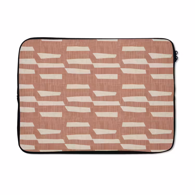 Laptophoes - Terracotta - Abstract - Textuur - Patroon — 5