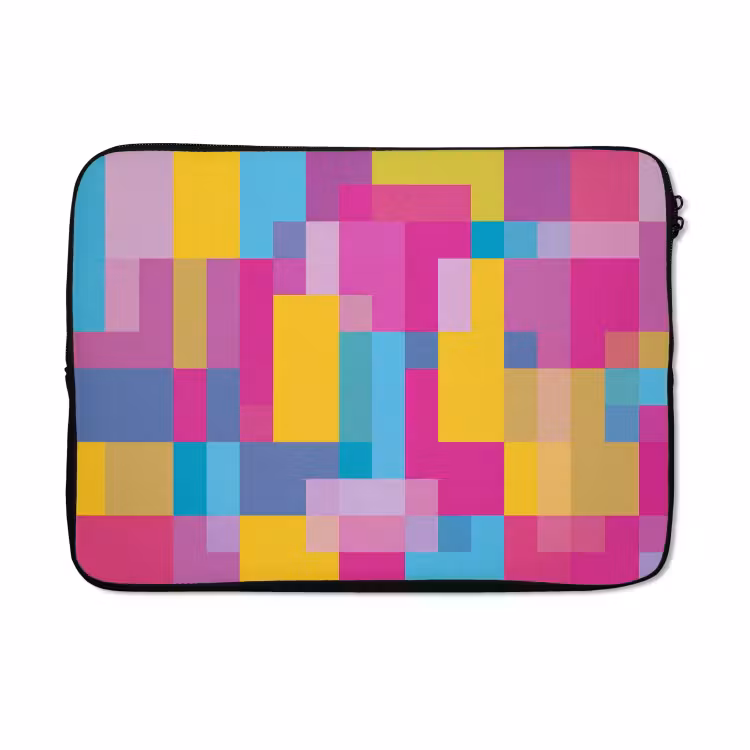 Laptophoes - Abstract - Geometrisch - Kunst - Kleurrijk - Modern — 5