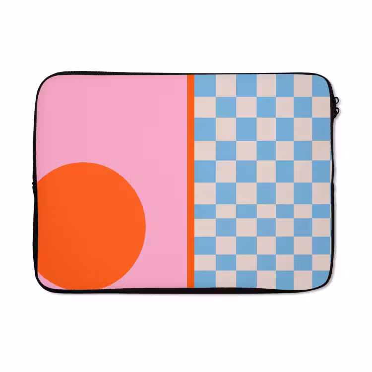 Laptophoes - Abstract - Vormen - Geometrisch - Modern - Kleurrijk — 5