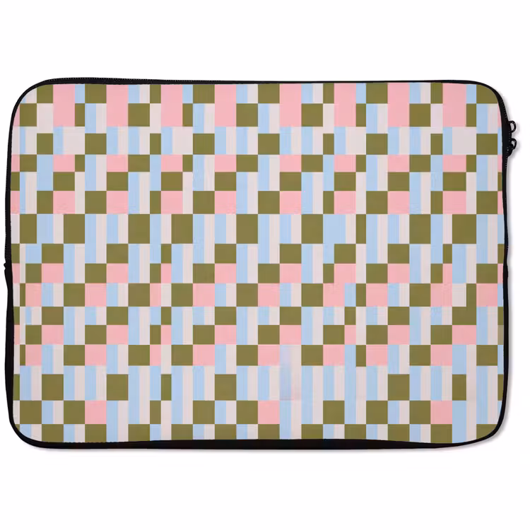 Laptophoes - Patroon - Geometrisch - Abstract - Kleurrijk - Modern — 1