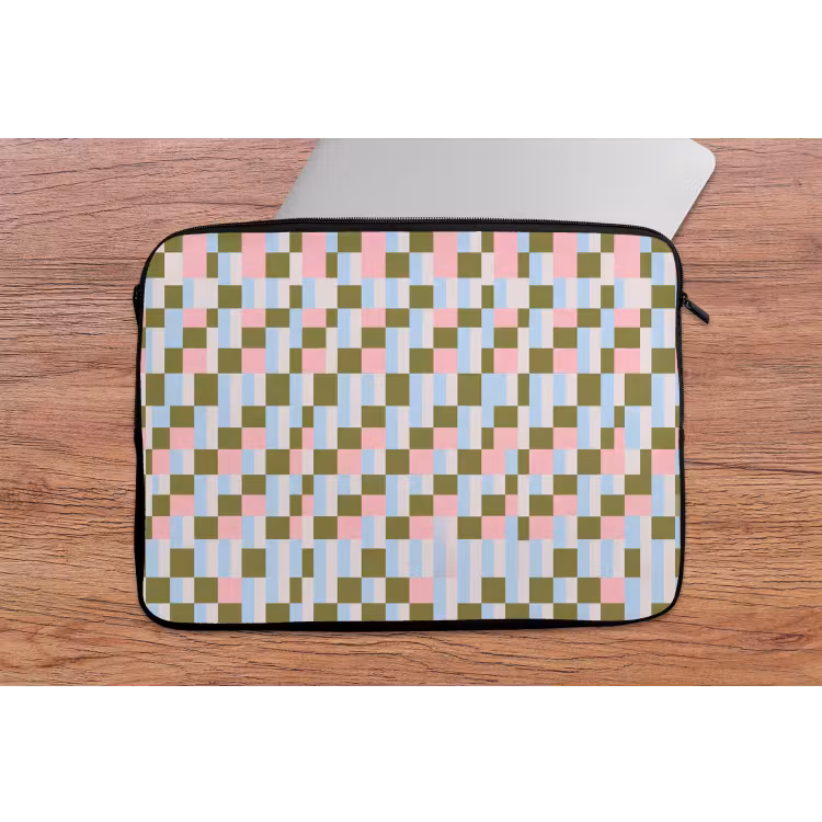 Laptophoes - Patroon - Geometrisch - Abstract - Kleurrijk - Modern — 2