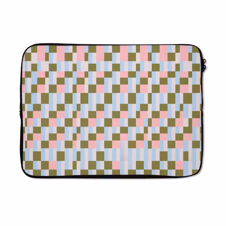Laptophoes - Patroon - Geometrisch - Abstract - Kleurrijk - Modern — 5