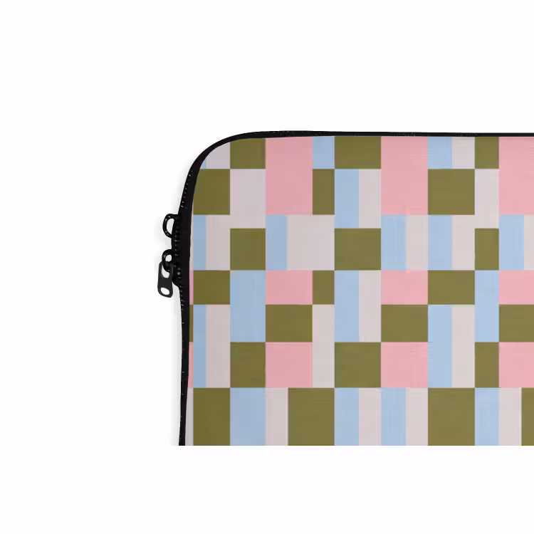 Laptophoes - Patroon - Geometrisch - Abstract - Kleurrijk - Modern — 6