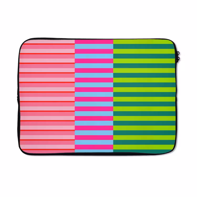 Laptophoes - Patroon - Strepen - Modern - Abstract - Kleurrijk — 5