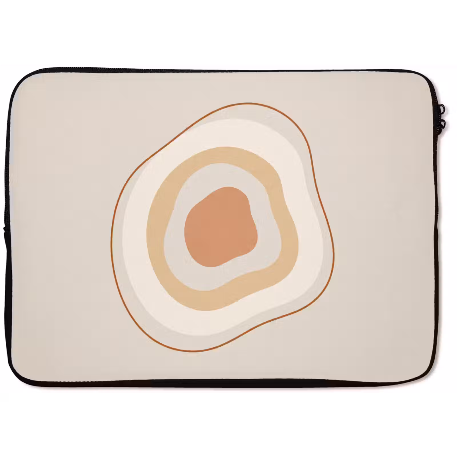 Laptophoes - Abstract - Organisch - Modern - Beige - Kunst — 1